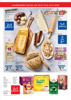 Alvo folder - Voorbeeld van een folder van Alvo, geldig van 22.10.2025 | Pagina: 6 | Producten: Pizza, Bloemen, Thee, Brood
