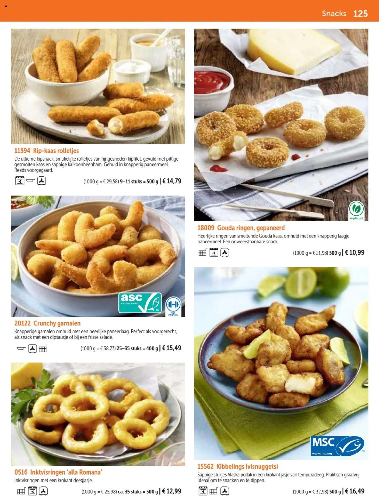 {H1} | Pagina: 125 | Producten: Gouda, Snacks, Kekszek, Kaas