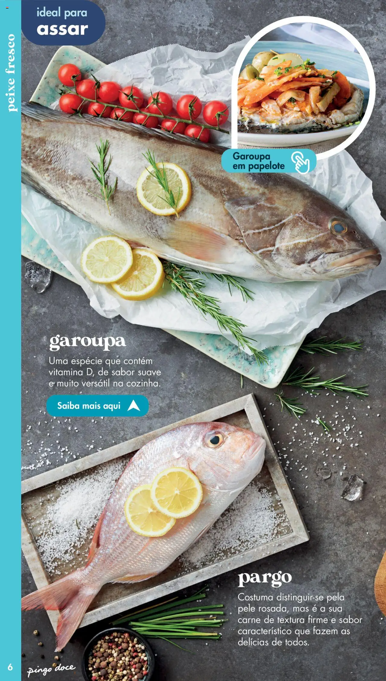 Pingo Doce - Catálogo Peixaria │ válido de 20.05.2025 | Página: 6 | Produtos: Peixe, Carne