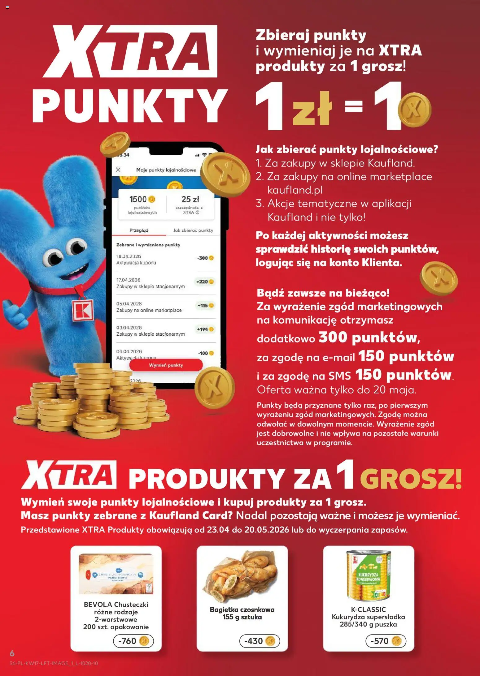 Kaufland gazetka od 23.04.2026 | Strona: 6 | Produkty: Kukurydza, Bagietka czosnkowa, Bagietka