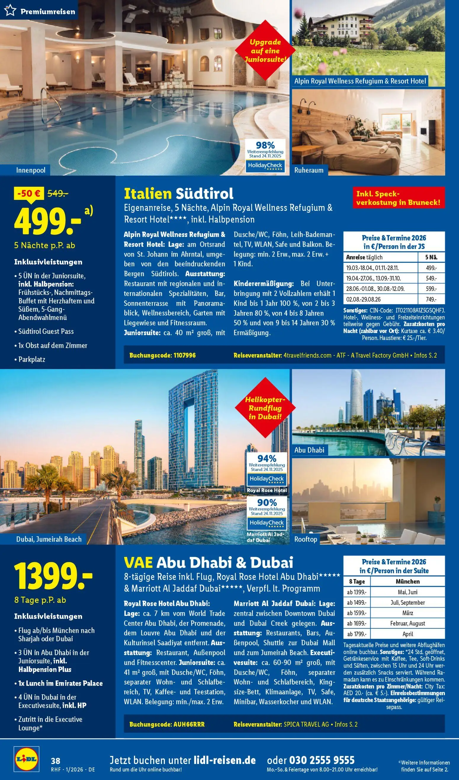 Lidl Reisen Prospekt 	 – gültig ab 29.12.2025 | Seite: 38 | Produkte: Wasserkocher, Kaffee, Obst, Uhr