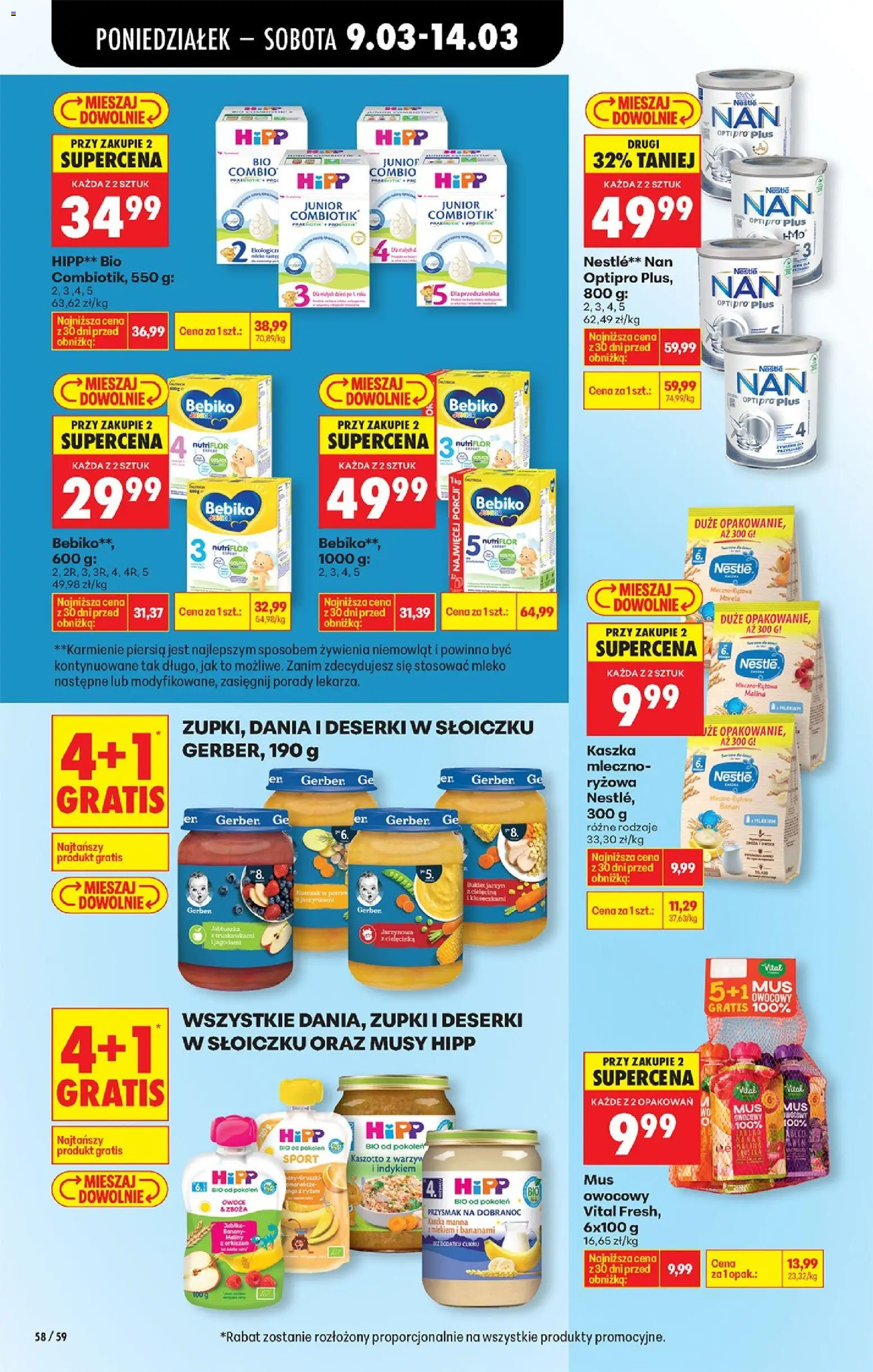 Biedronka gazetka od poniedziałku od 09.03.2026 | Strona: 68 | Produkty: Maliny, Kurczak, Kaszotto, Banan