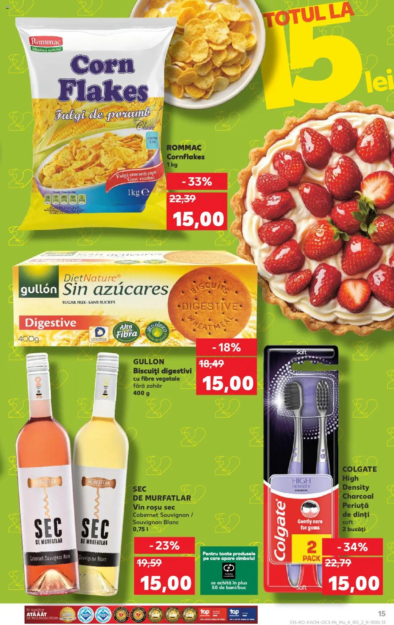 Kaufland RO akciós ujság - amely érvényes a következő dátumtól: 20.08.2025 | Oldal: 15