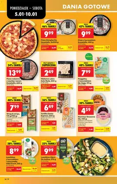 Pogląd oferty "Pizza Margherita Donatello, 2x200 g, Pizza Margherita, 2x200 g" - ważna od 05.01.2026 | Strona: 44