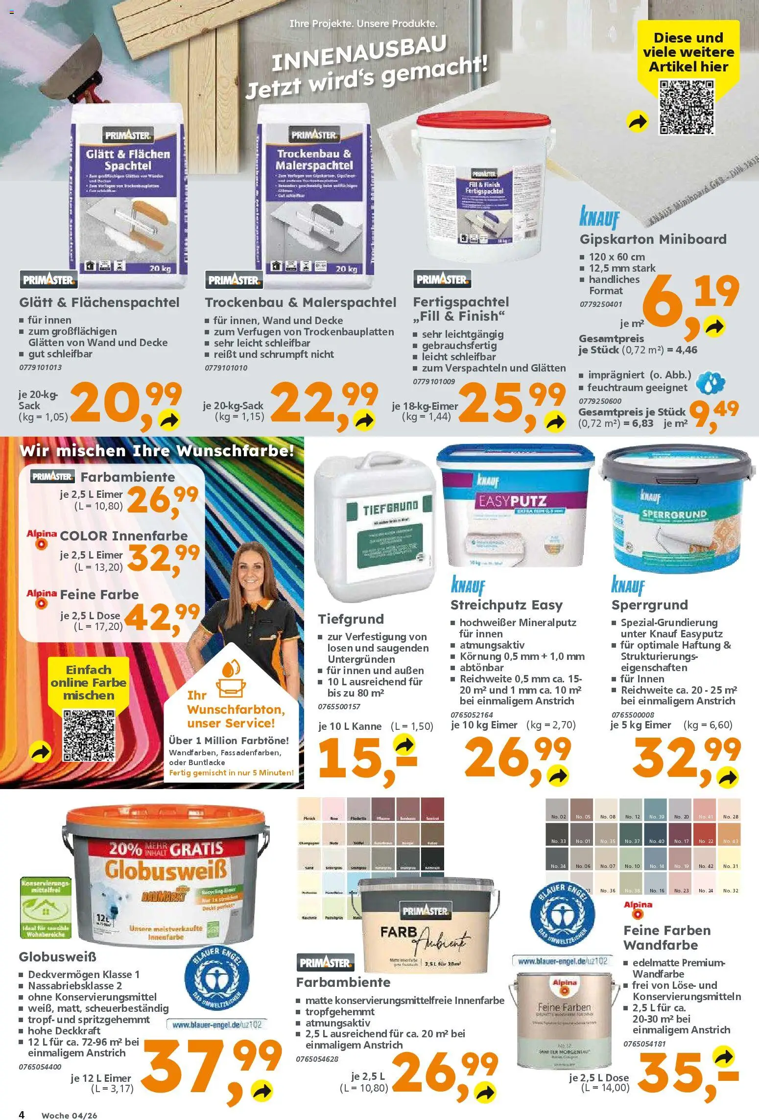 Globus Baumarkt Prospekt 	 – gültig ab 19.01.2026 | Seite: 4