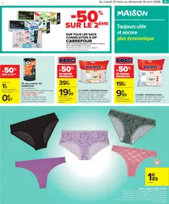 Carrefour Market - Prévisualisation de Carrefour Market catalogue semaine 14 valide à partir de 31.03.2026 | Page: 33 | Produits: Coton, La couette, Couette, Sacs poubelle