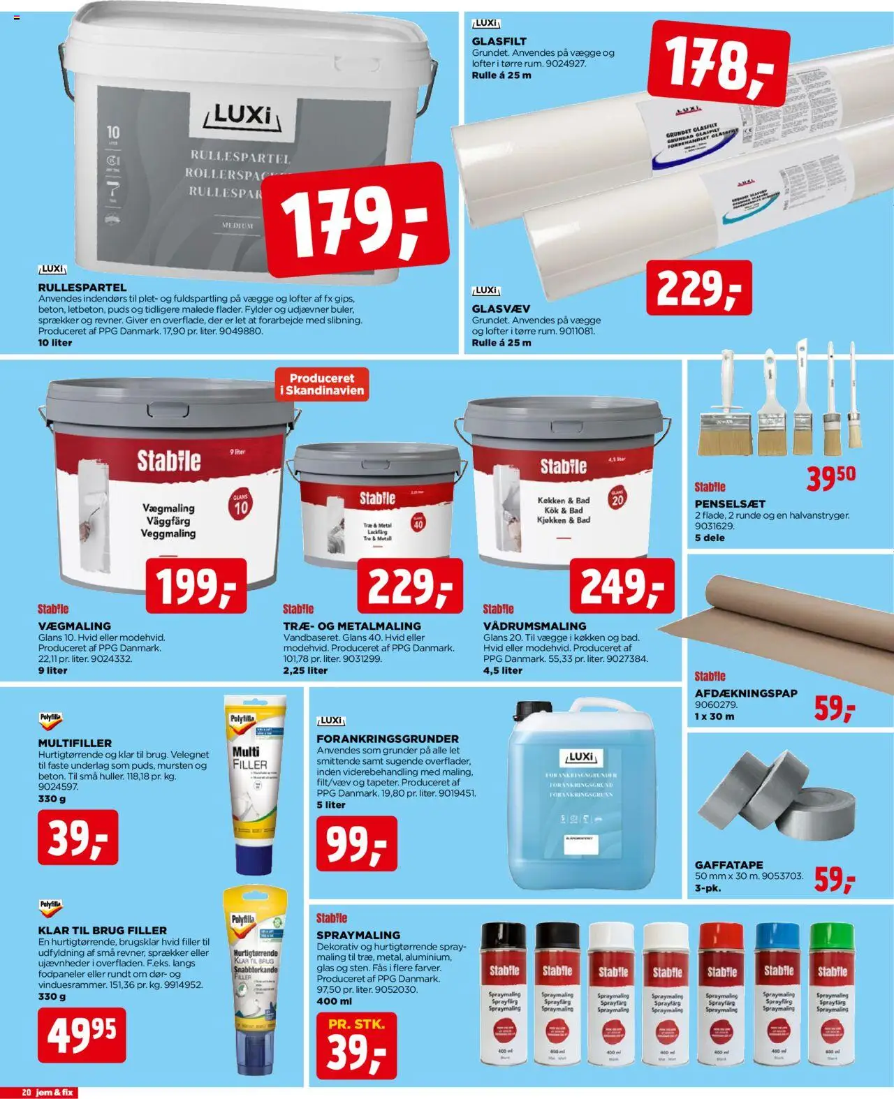 Jem & fix Tilbudsavis gyldig fra 29.06.2025 | Side: 20 | Produkter: Søm, Maling, Bad