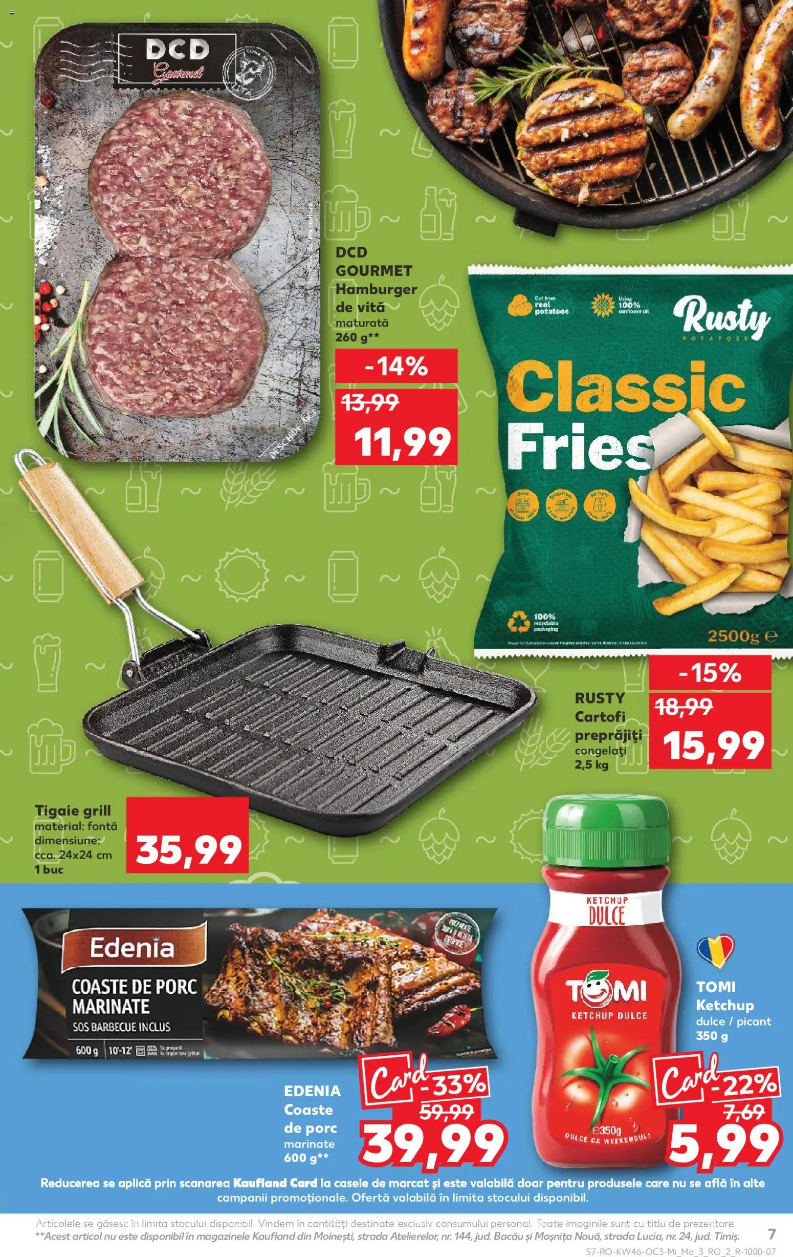 Noul catalog Kaufland – valabil de la 12.11.2025 | Pagină: 7 | Produse: Tigaie, Ketchup, Cartofi, Sos