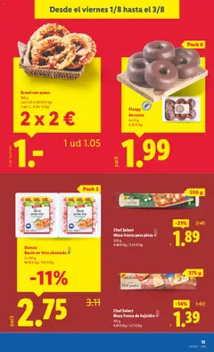 Lidl folleto │ válido desde el 28.07.2025 | Página: 21 | Productos: Queso, Pizza, Φρυγανιές σικάλεως