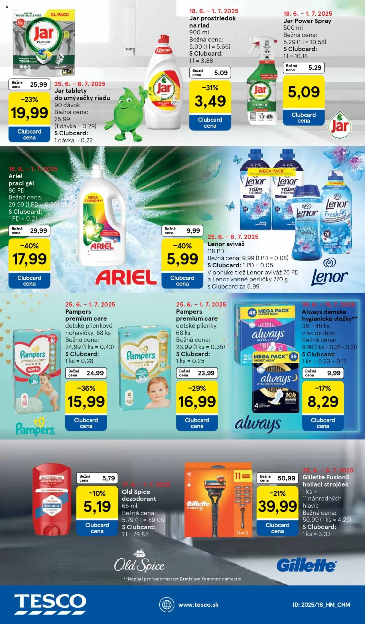Tesco Hypermarket - leták │ platný od 25.06.2025 | Strana: 40 | Produkty: Strojček, Holiaci strojček, PC, Tablety do umývačky riadu