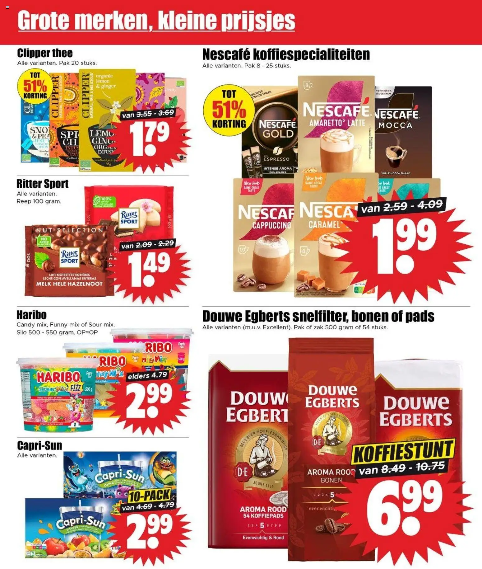 {H1} | Pagina: 35 | Producten: Thee, Zak, Pads, Nescafe