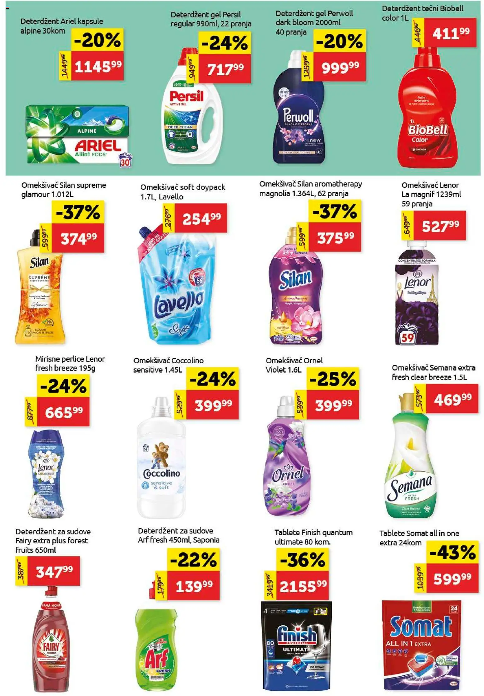 SuperVERO katalog - važi od 27.11.2025 | Strana: 23 | Proizvode: Deterdžent, Deterdžent za sudove, Coccolino, Persil
