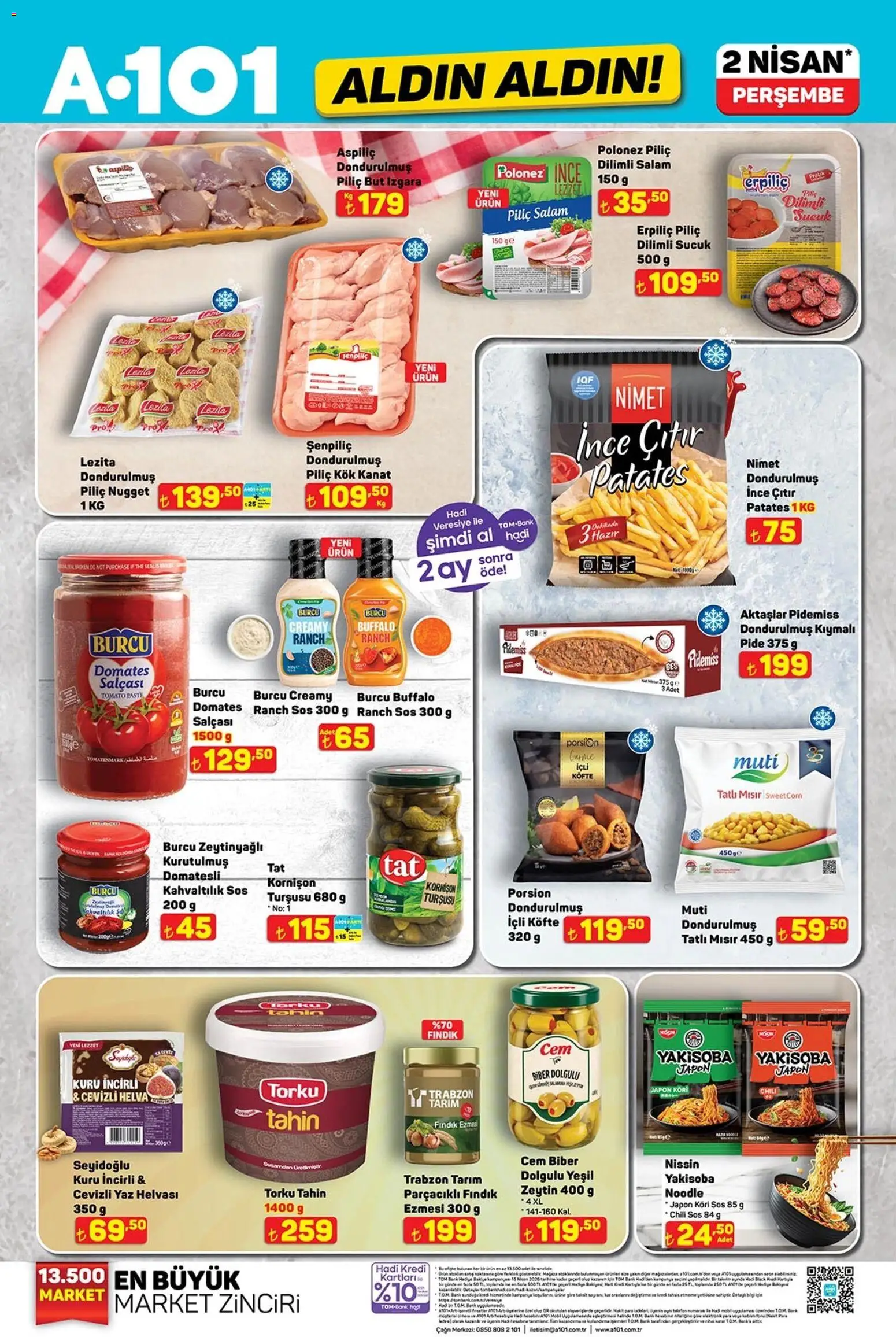 A101 - Katalog Aldın Aldın - 02.04.2026 tarihinden itibaren geçerlidir | Sayfa: 5 | Ürünler: Ranch sos, Domates, Zeytin, Izgara