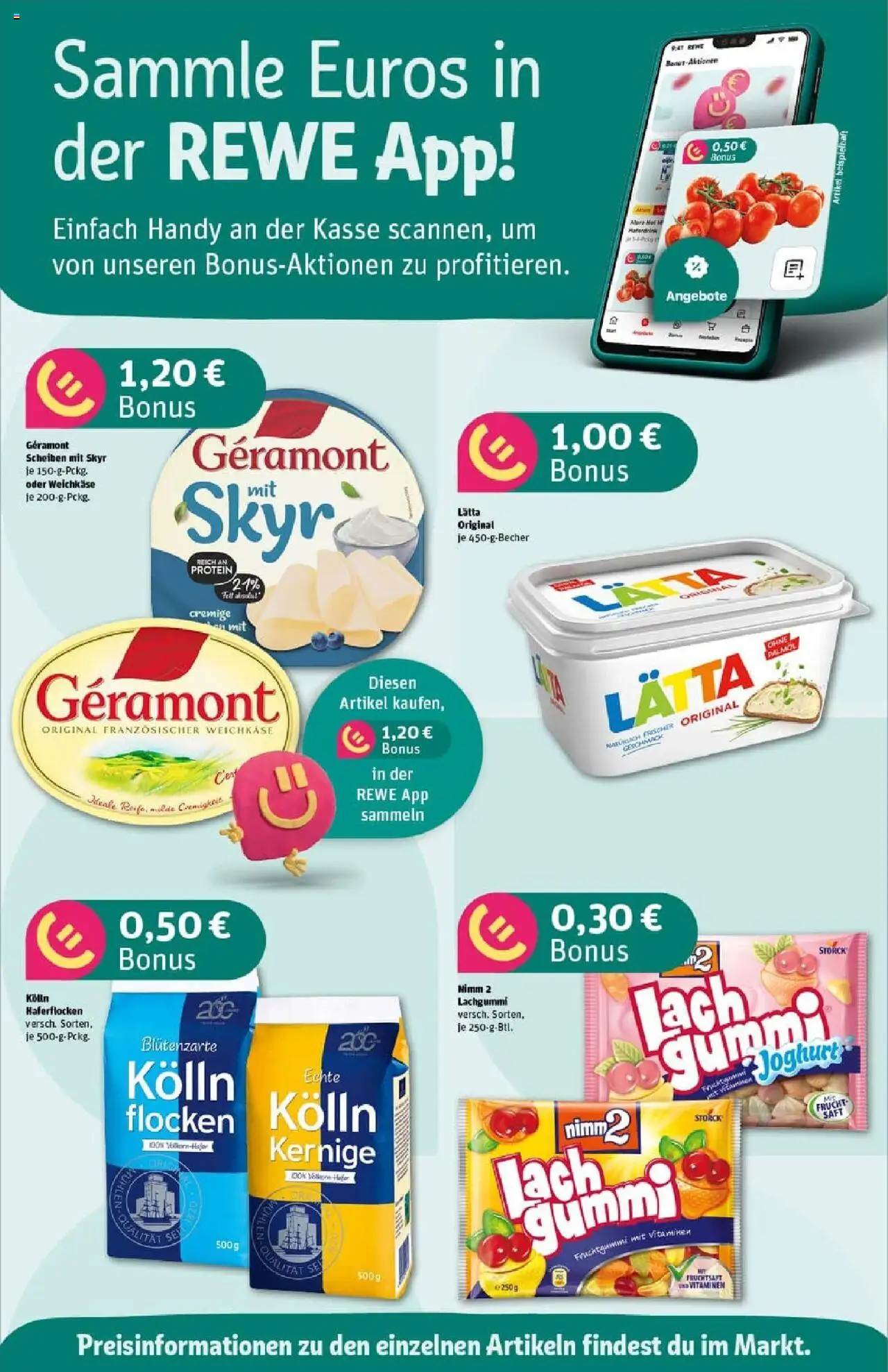 Rewe prospekt Bielefeld	 – gültig ab 19.10.2025 | Seite: 4 | Produkte: Kolln haferflocken, Kolln, Lätta, Flocken