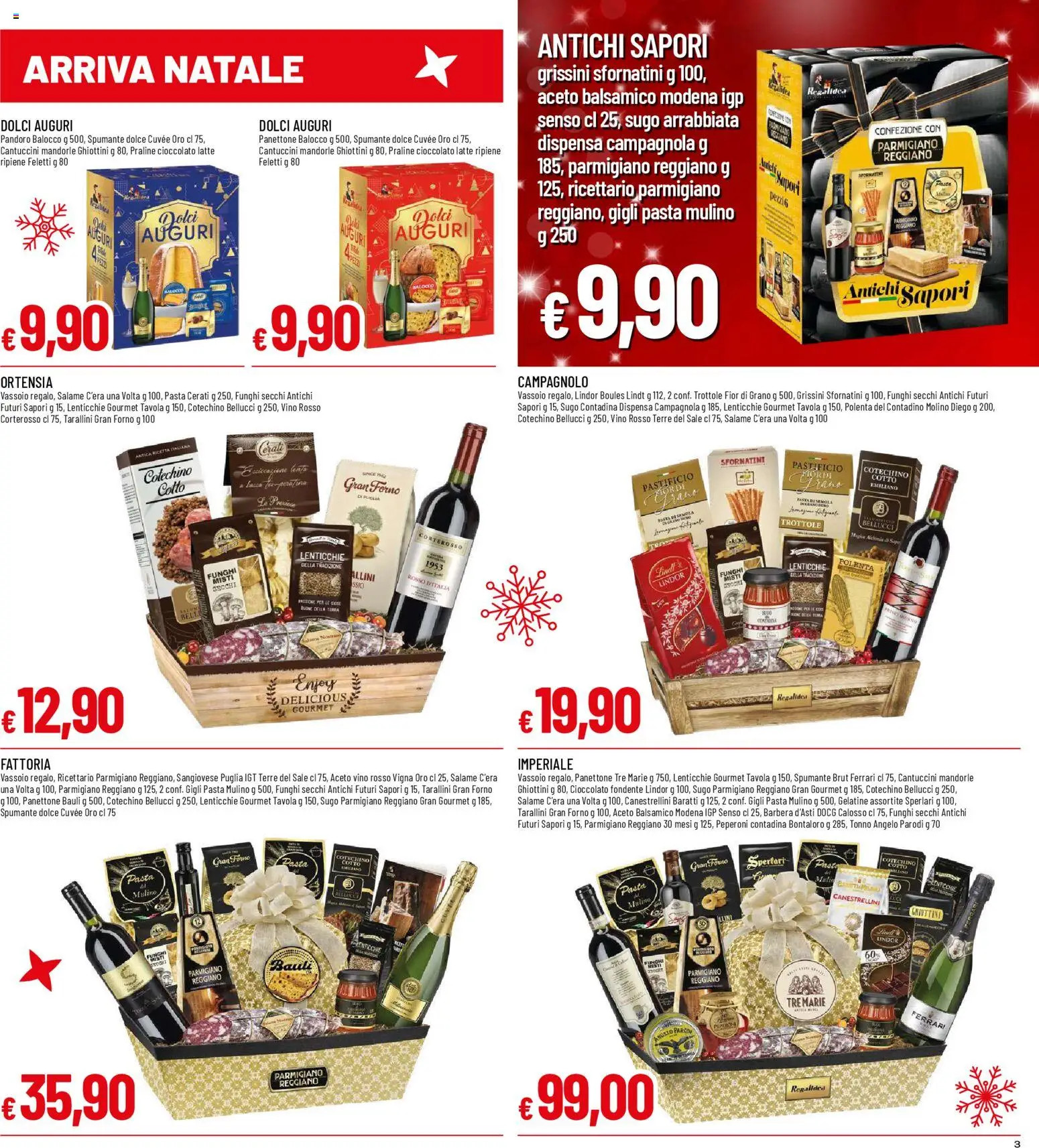 Volantino Galassia del 01.12.2025 | Pagina: 3 | Prodotti: Salame, Grissini, Parmigiano reggiano, Parmigiano