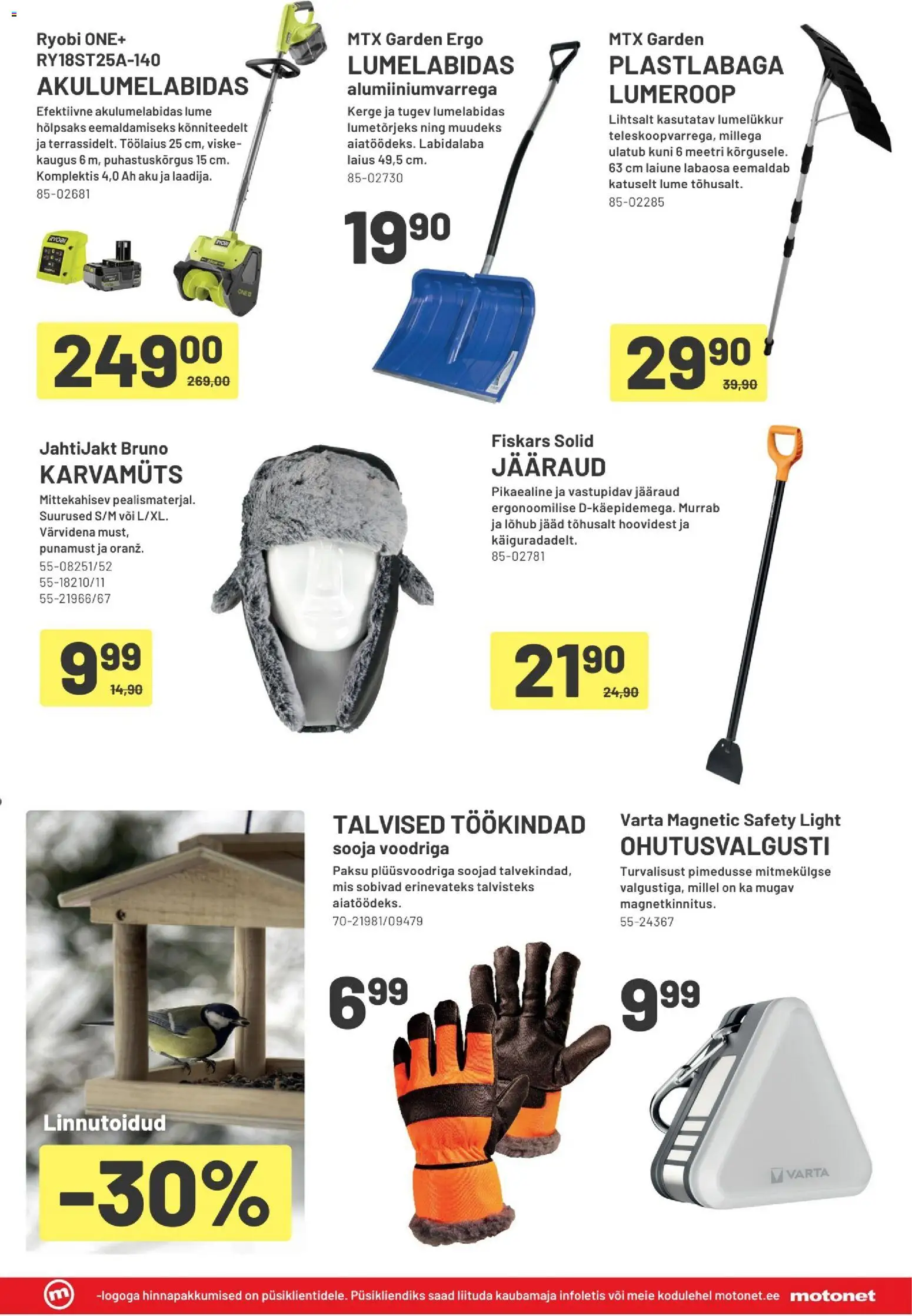 Motonet tarjoukset – voimassa 21.02.2026 alkaen | Sivu: 9 | Tuotteet: Voi