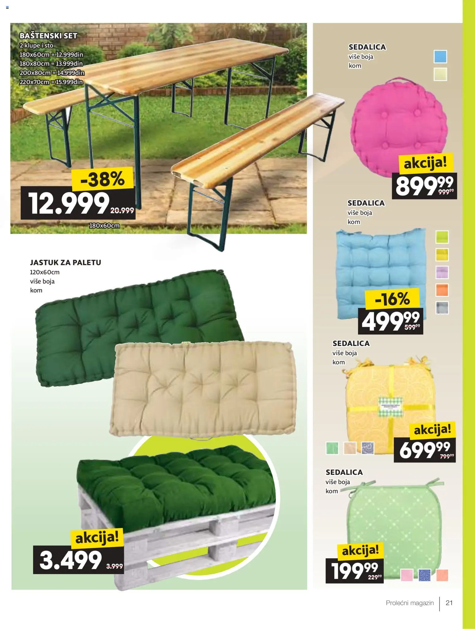 Roda katalog - važi od 09.04.2026 | Strana: 21 | Proizvode: Jastuk, Sto