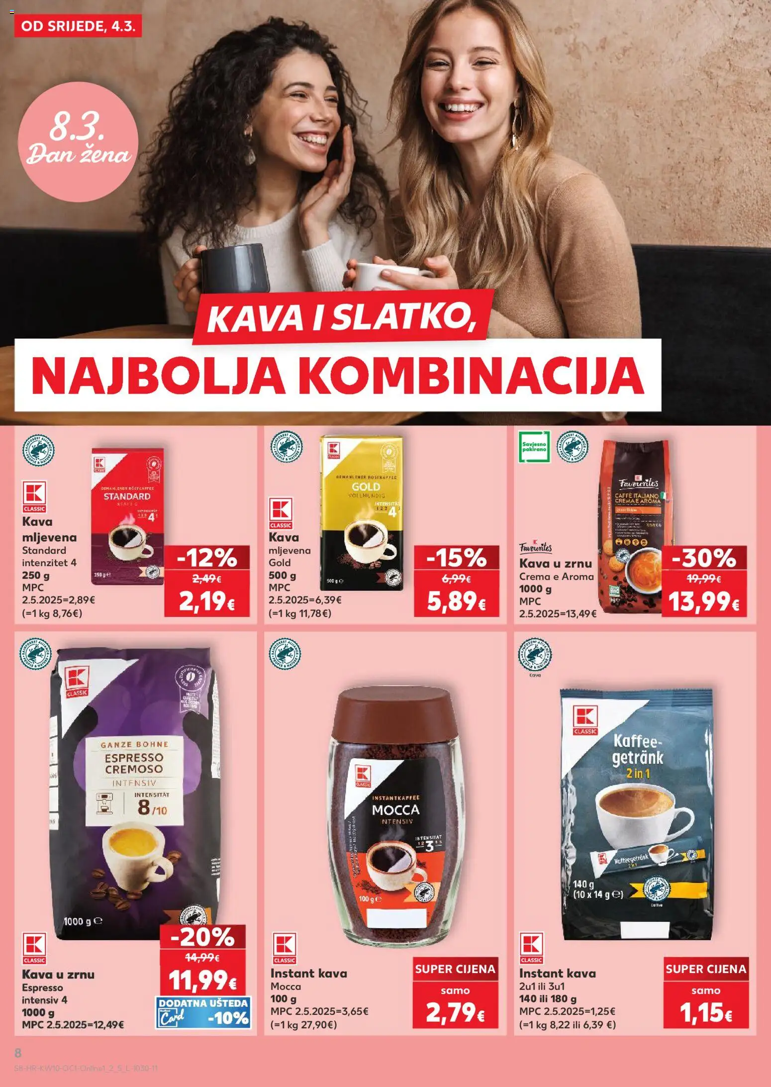 Kaufland HR akciós ujság - amely érvényes a következő dátumtól: 04.03.2026 | Oldal: 8