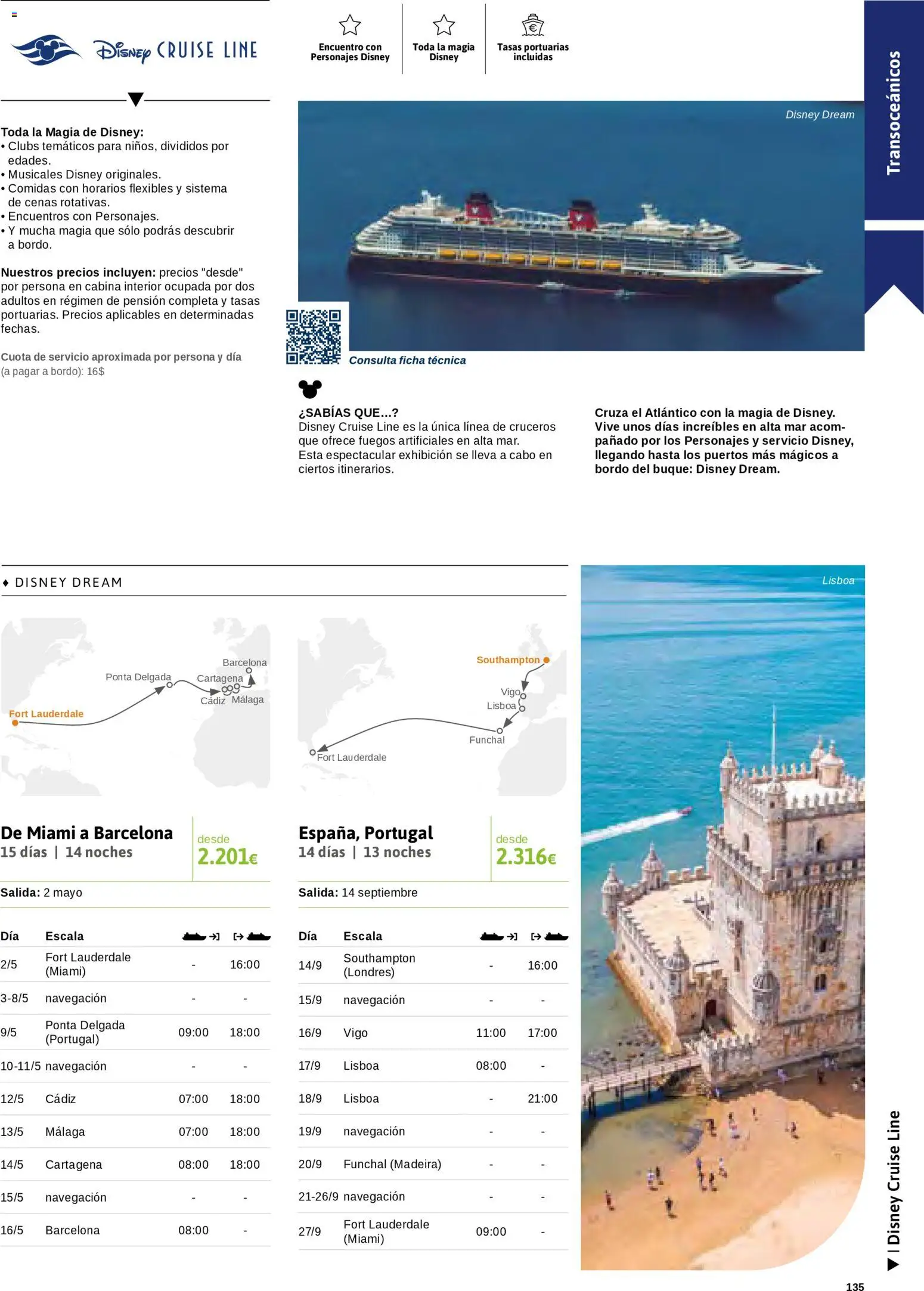Viajes El Corte Inglés Cruceros marítimos │ válido desde el 01.01.2026 | Página: 136 | Productos: Navegación