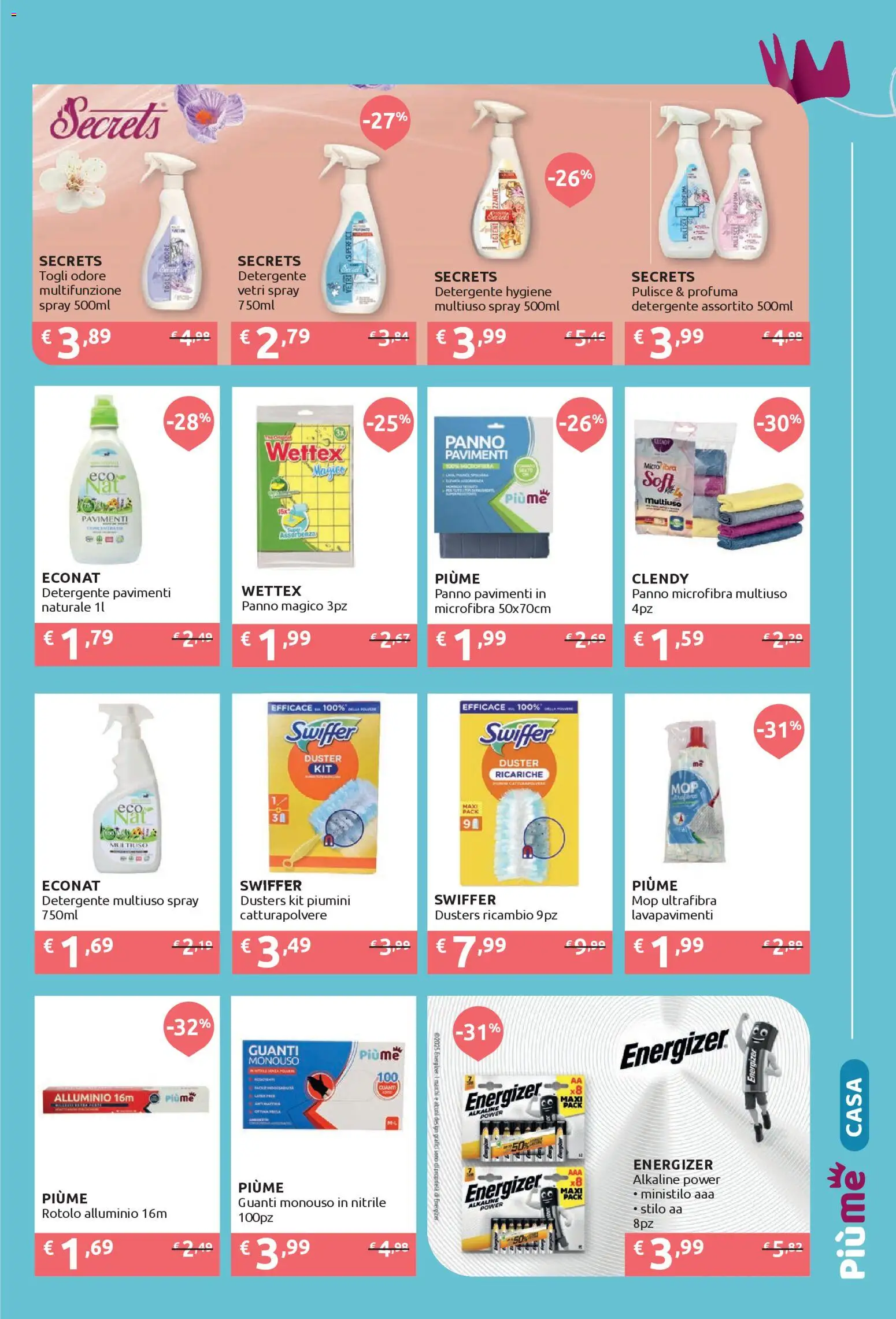 Volantino IperSoap del 26.01.2026 | Pagina: 5 | Prodotti: Panno microfibra, Detergente, Guanti, Alluminio