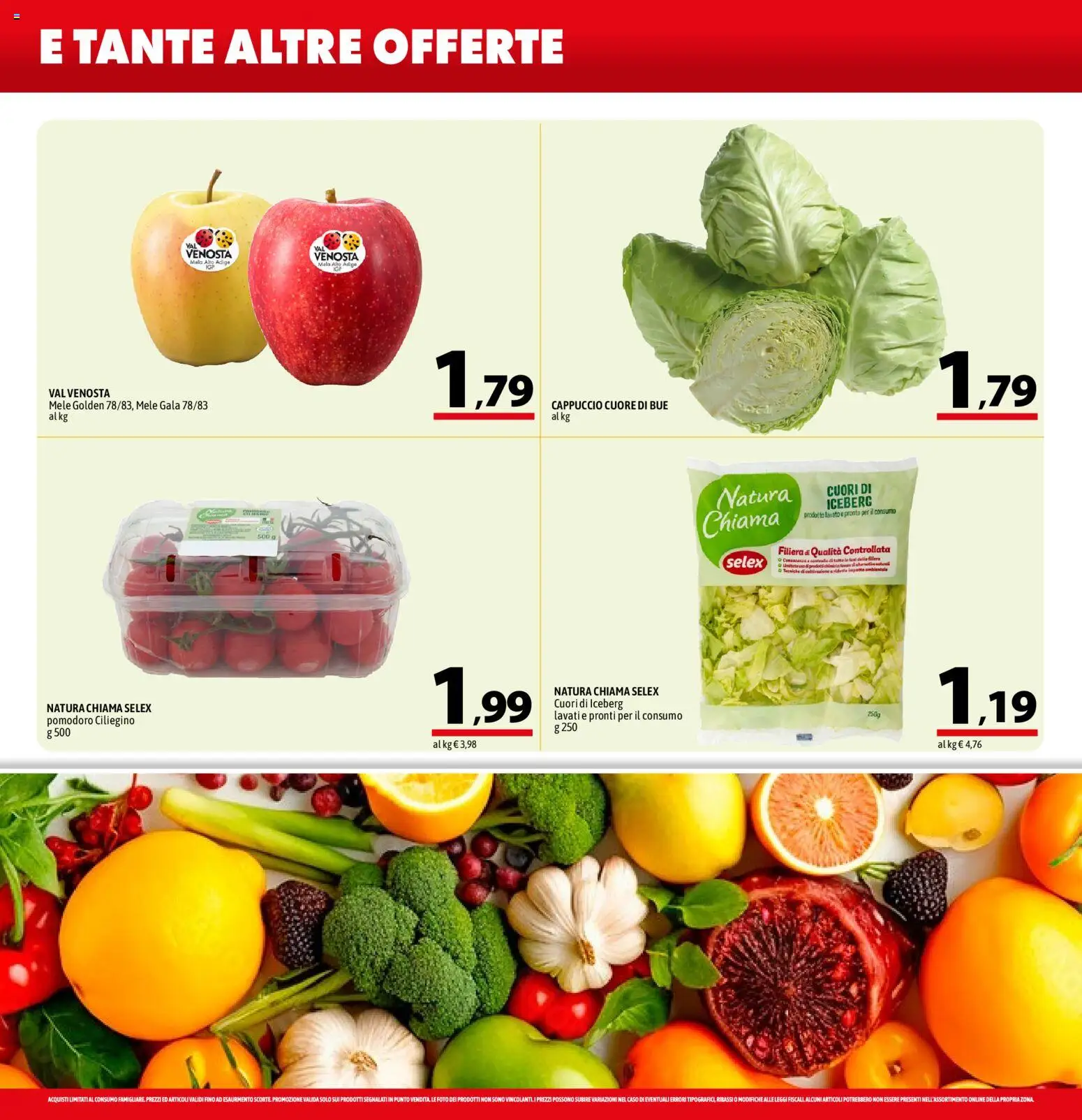 Volantino A&O del 12.02.2026 | Pagina: 14 | Prodotti: Mele, Pomodoro, Cappuccio