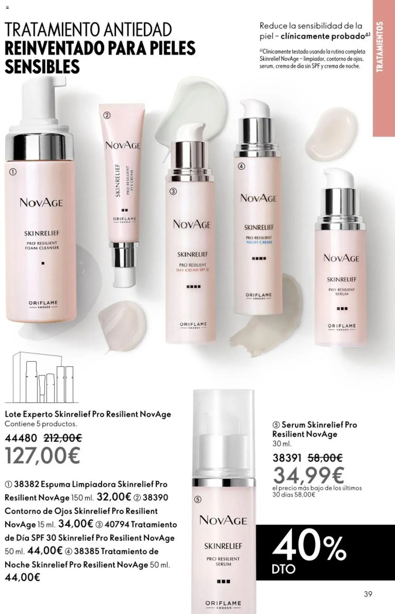 Oriflame - Catálogo Campaña 13 │ válido desde el 14.09.2025 | Página: 39 | Productos: Sérum, Crema, Crema de día