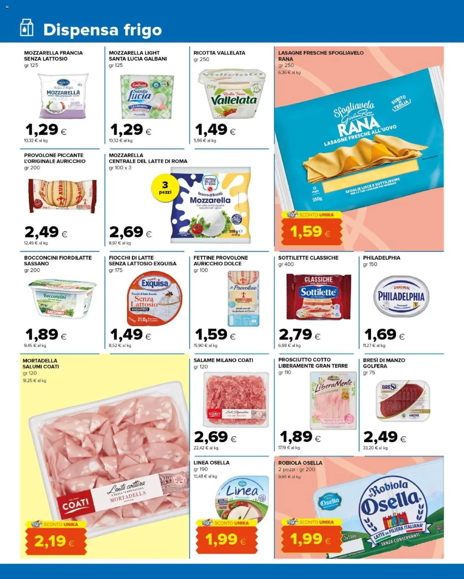 Volantino Tigre del 30.11.2025 | Pagina: 6 | Prodotti: Provolone, Prosciutto Cotto, Mozzarella, Ricotta