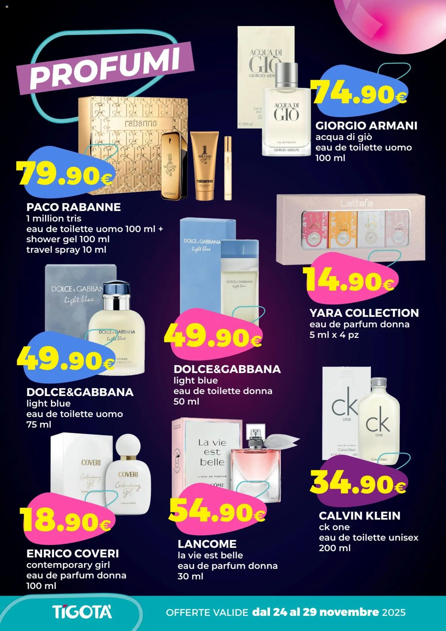 Volantino Tigotà del 24.11.2025 | Pagina: 4 | Prodotti: Acqua