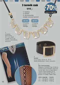Katalógus Betly - Dejó - amely érvényes a következő dátumtól: 01.12.2025 | Oldal: 10 | Termékek: Harisnyanadrág, Harisnya, Karkötő