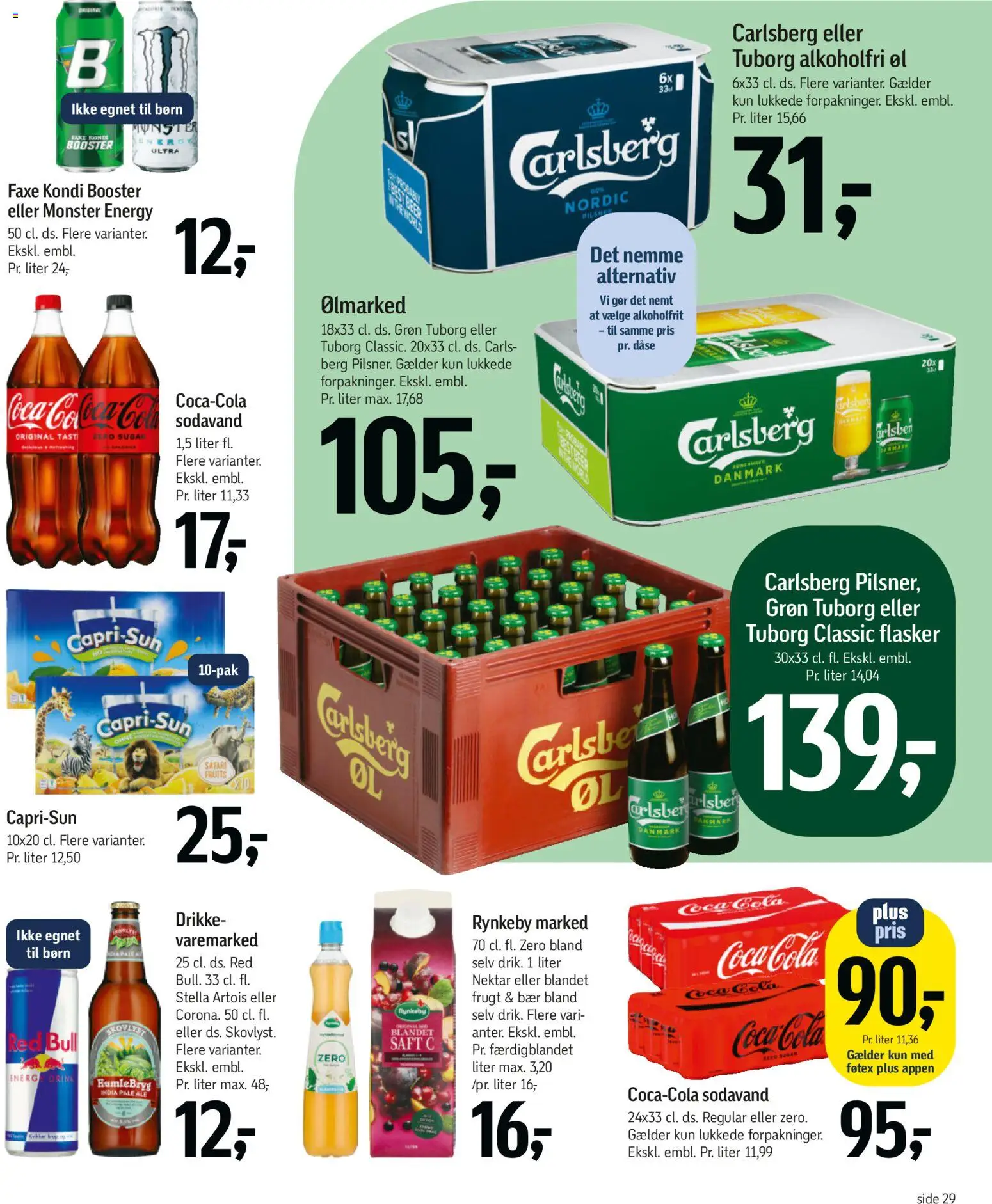 Føtex tilbudsavis – gyldig fra 02.01.2026 | Side: 44 | Produkter: Øl, Coca Cola, Sodavand, Faxe Kondi