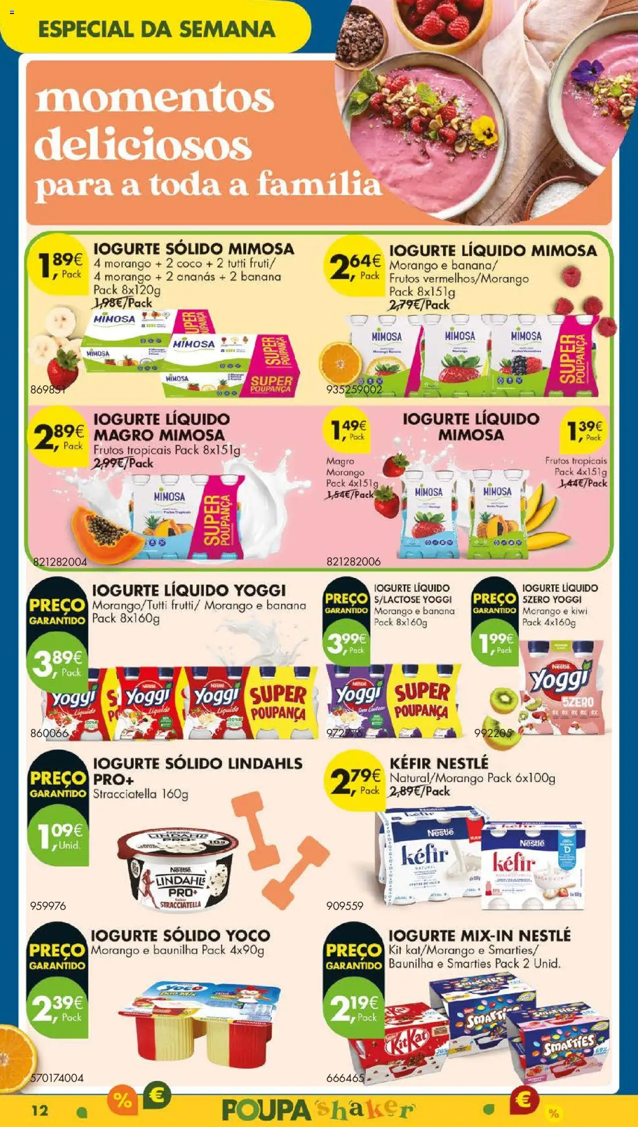 Pingo Doce folheto │ válido de 19.08.2025 | Página: 16 | Produtos: Banana, Kefir nestlé, Iogurte, Nestlé