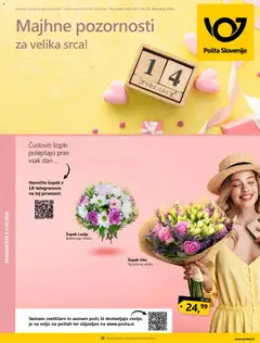 Pošta Slovenije katalog akcije – veljaven od 02.02.2026