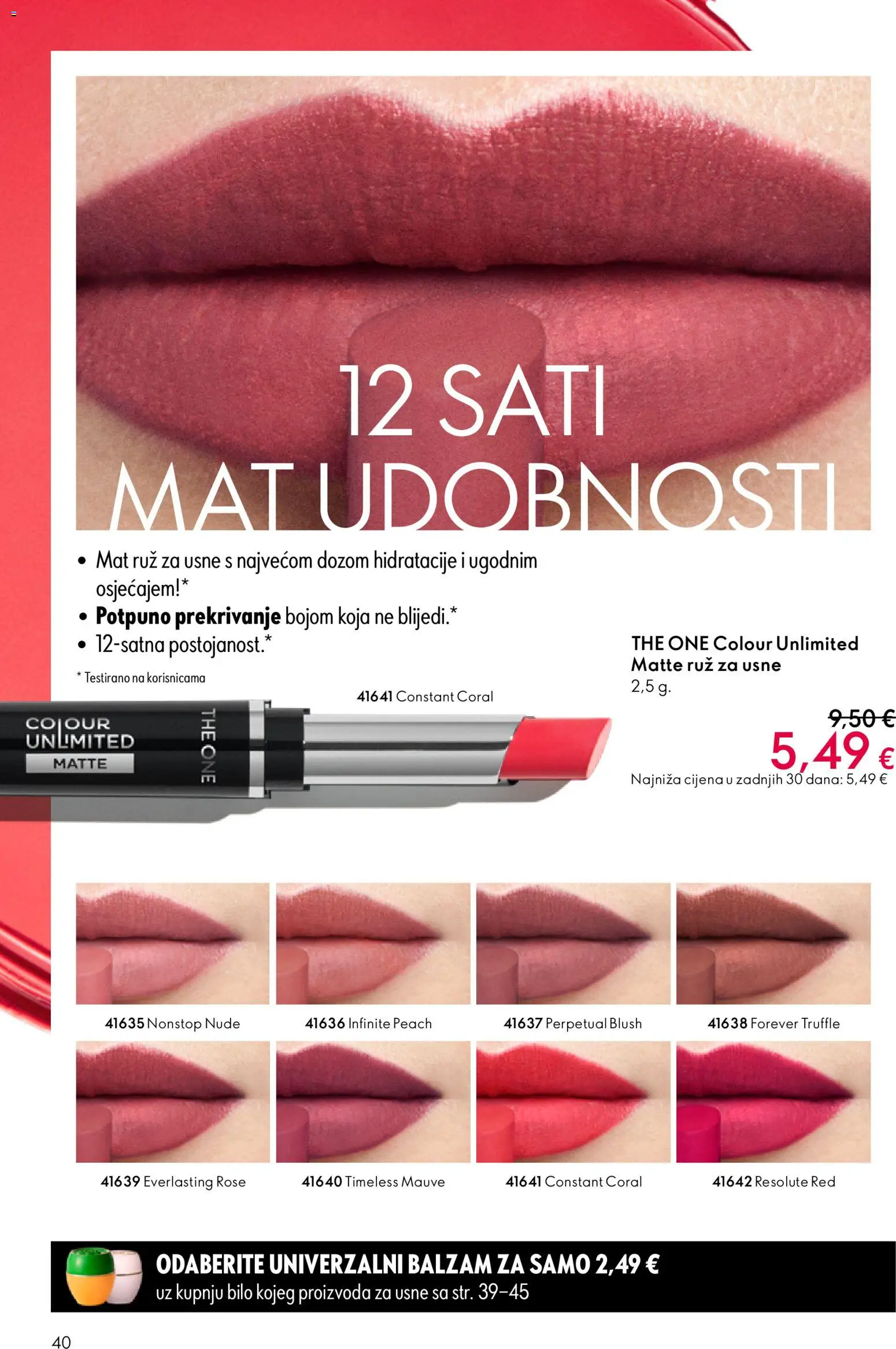 Oriflame katalog | vrijedi od 18.02.2026 | Stranica: 40 | Proizvodi: Ruž