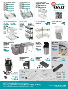 Gelmar specials catalogue – valid from 01.10.2025 | Page: 5 | Products: Powerbank, Bag, Basket, Lamp