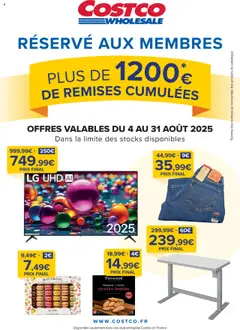 Costco - Prévisualisation de Costco catalogue valide à partir de 04.08.2025