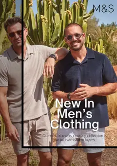 Náhled letáku Marks & Spencer leták - New In Men od 01.08.2025