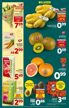 Billa Plus Flugblatt - Wien ab 19.03.2026 gültig | Seite: 10 | Produkte: Karotte, Salat, Avocado, Grapefruit