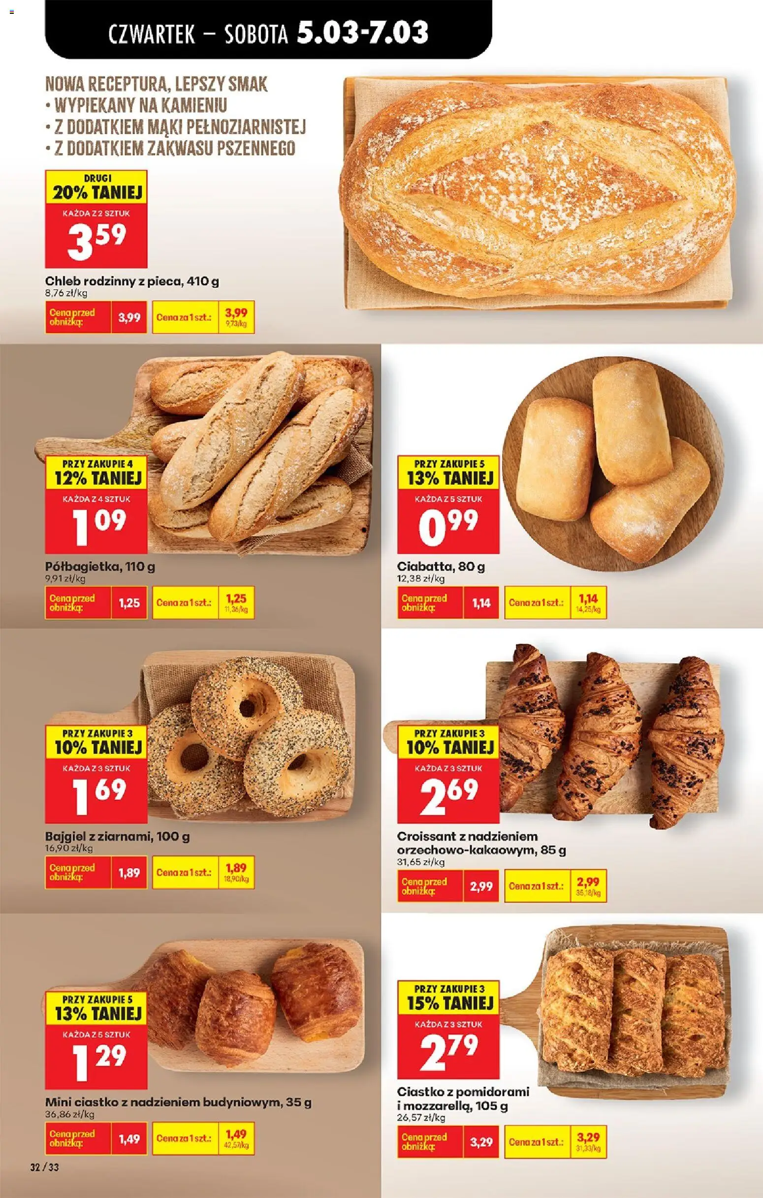 Biedronka Polsko leták - Od czwartku od 05.03.2026 | Strana: 40 | Produkty: Chléb, Croissant