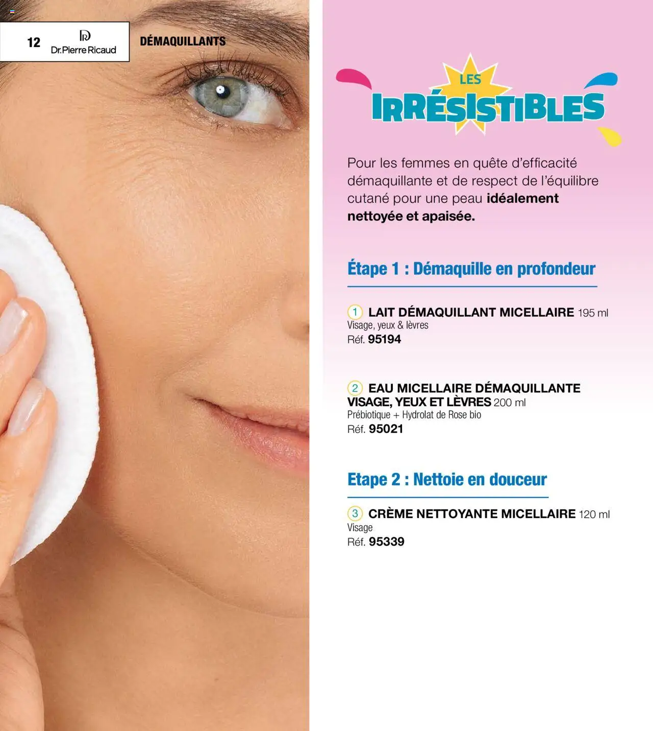  | Page: 12 | Produits: Démaquillant, Eau micellaire, Lait, Crème