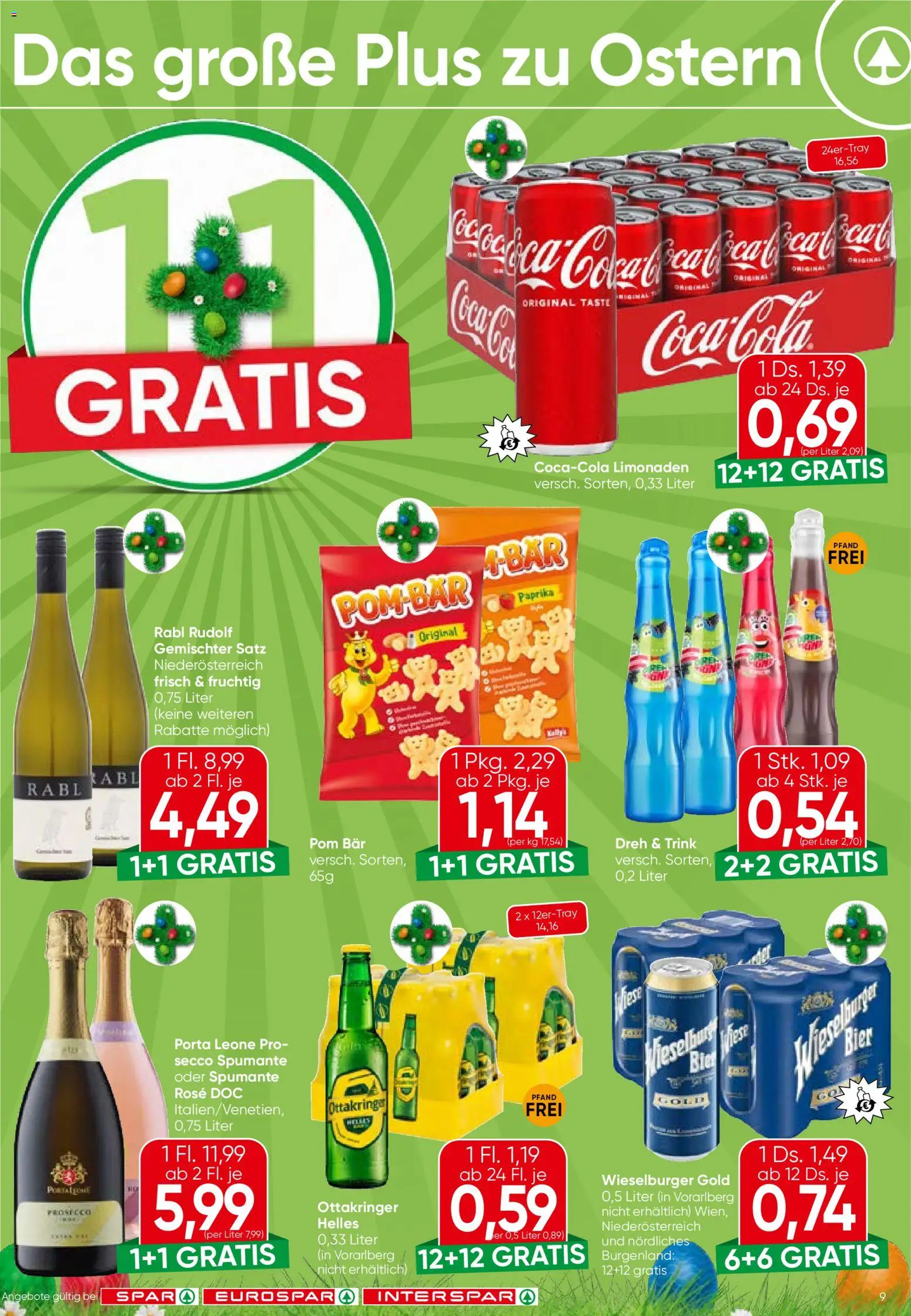 Spar Flugblatt - Niederösterreich gültig ab 12.03.2026 | Seite: 9