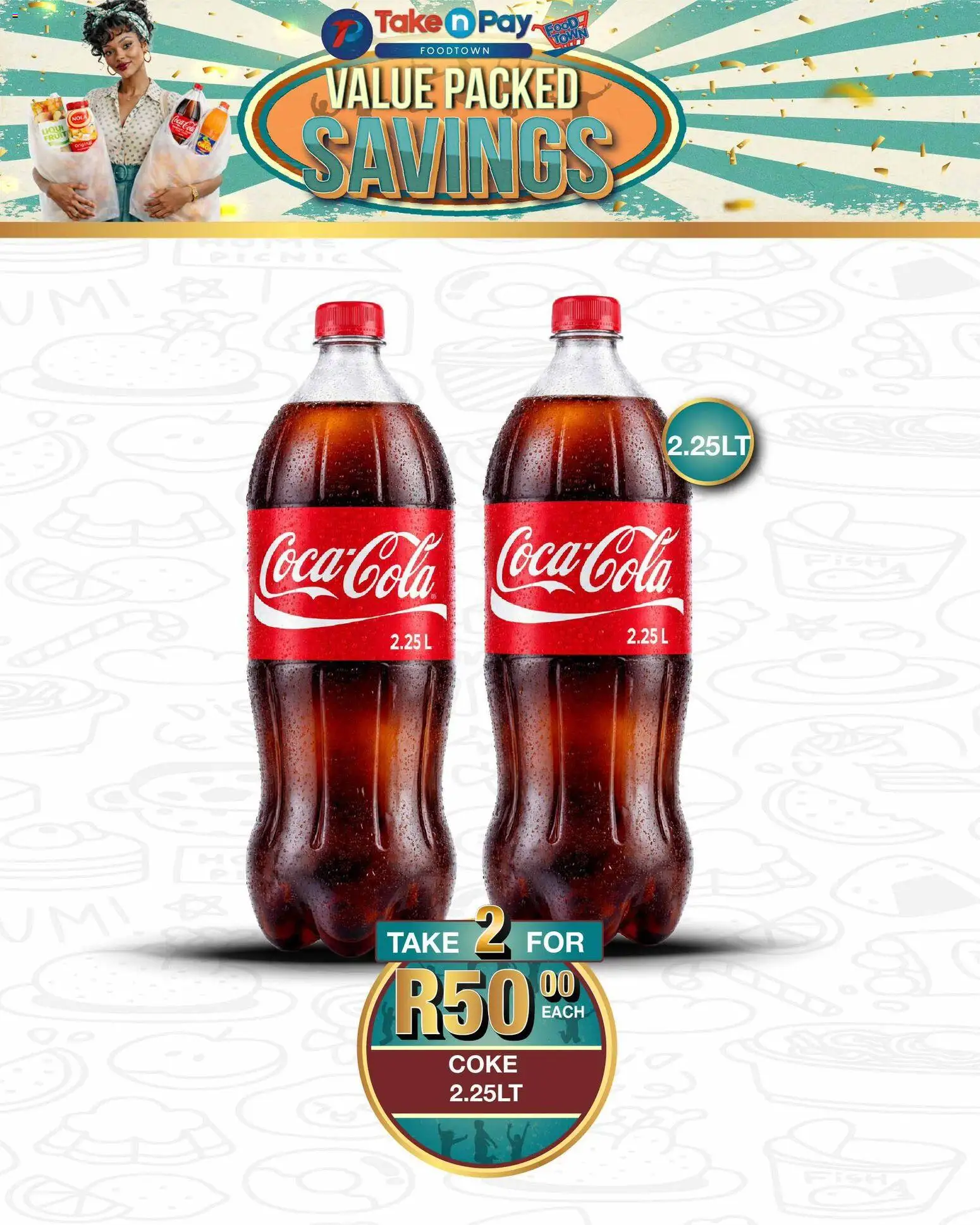 New Take n Pay catalogue – valid from 20.04.2026 | Page: 2 | Products: Coke