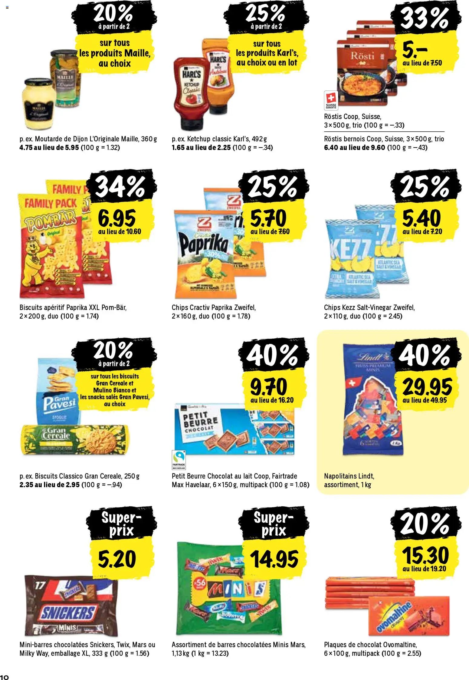 Coop - Les actions de la semaine – gültig ab 22.01.2026 | Seite: 10