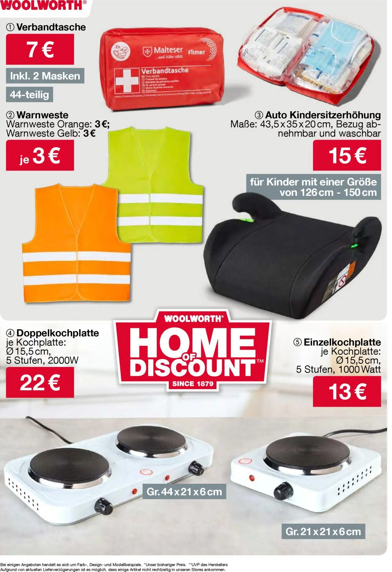 Woolworth Ferienprospekt - gültig ab dem 04.07.2025 | Seite: 20 | Produkte: Kochplatte