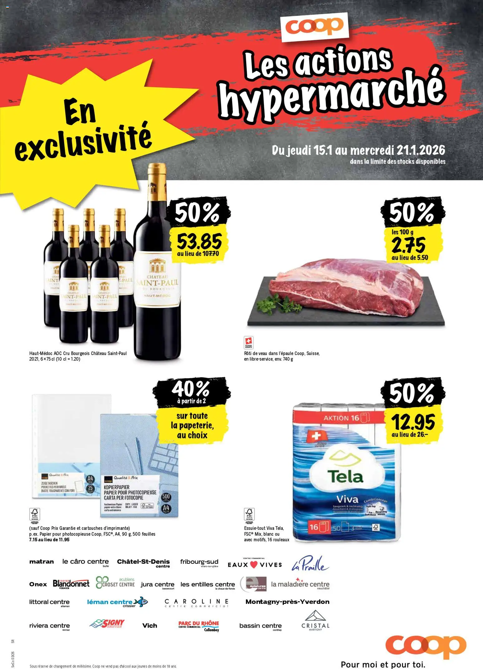 Coop - Les actions de la semaine – gültig ab 15.01.2026 | Seite: 21 | Produkte: Jura, Flager