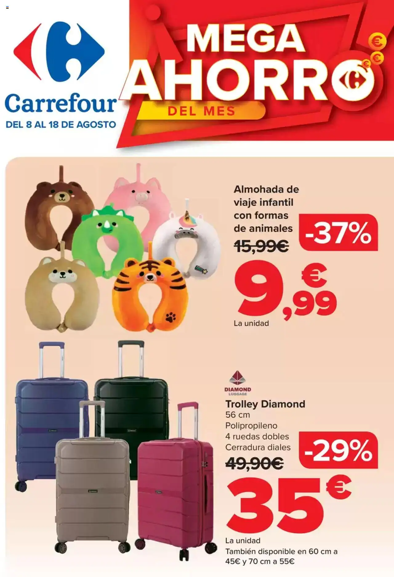 Carrefour Mega Ahorro │ válido desde el 08.08.2025 | Página: 1 | Productos: Almohada