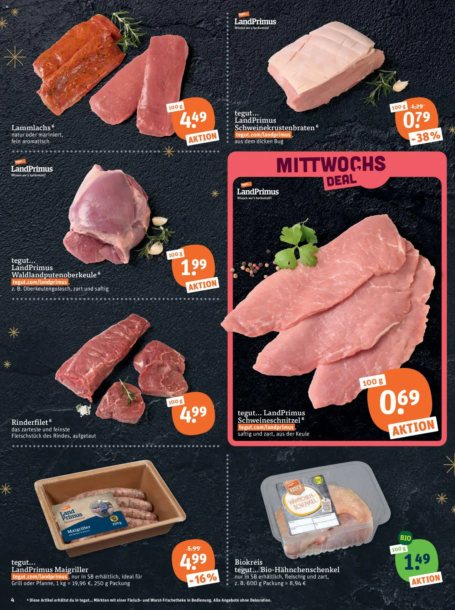 Tegut Prospekt – gültig ab 01.12.2025 | Seite: 6 | Produkte: Grill, Rinderfilet, Fleisch