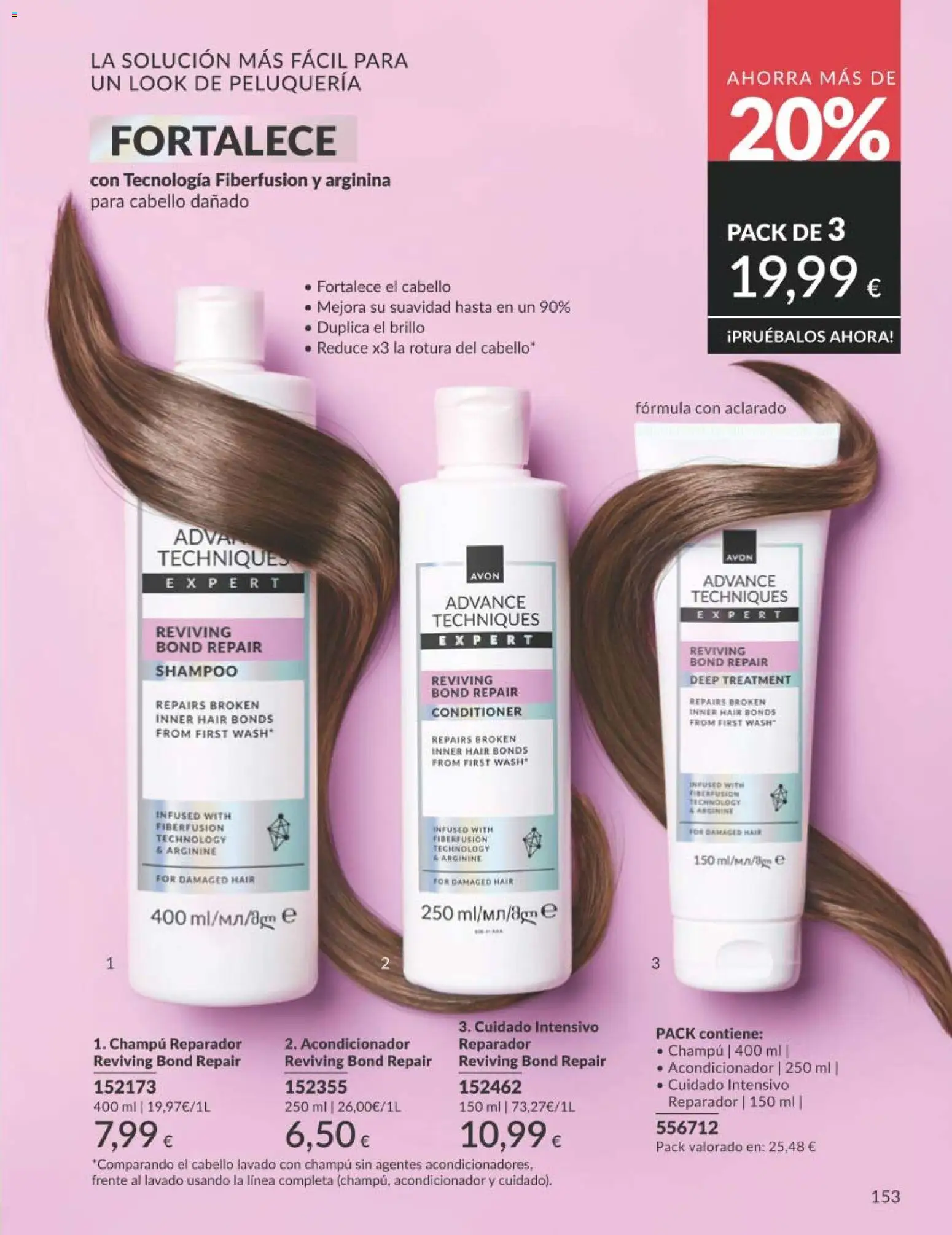 Catálogo AVON campaña 2 │ válido desde el 01.02.2026 | Página: 163 | Productos: Champú, Acondicionador