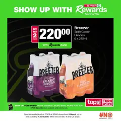 Tops at Spar specials catalogue – valid from 09.03.2026 | Page: 11 | Products: Cooler, Fruit, Peach