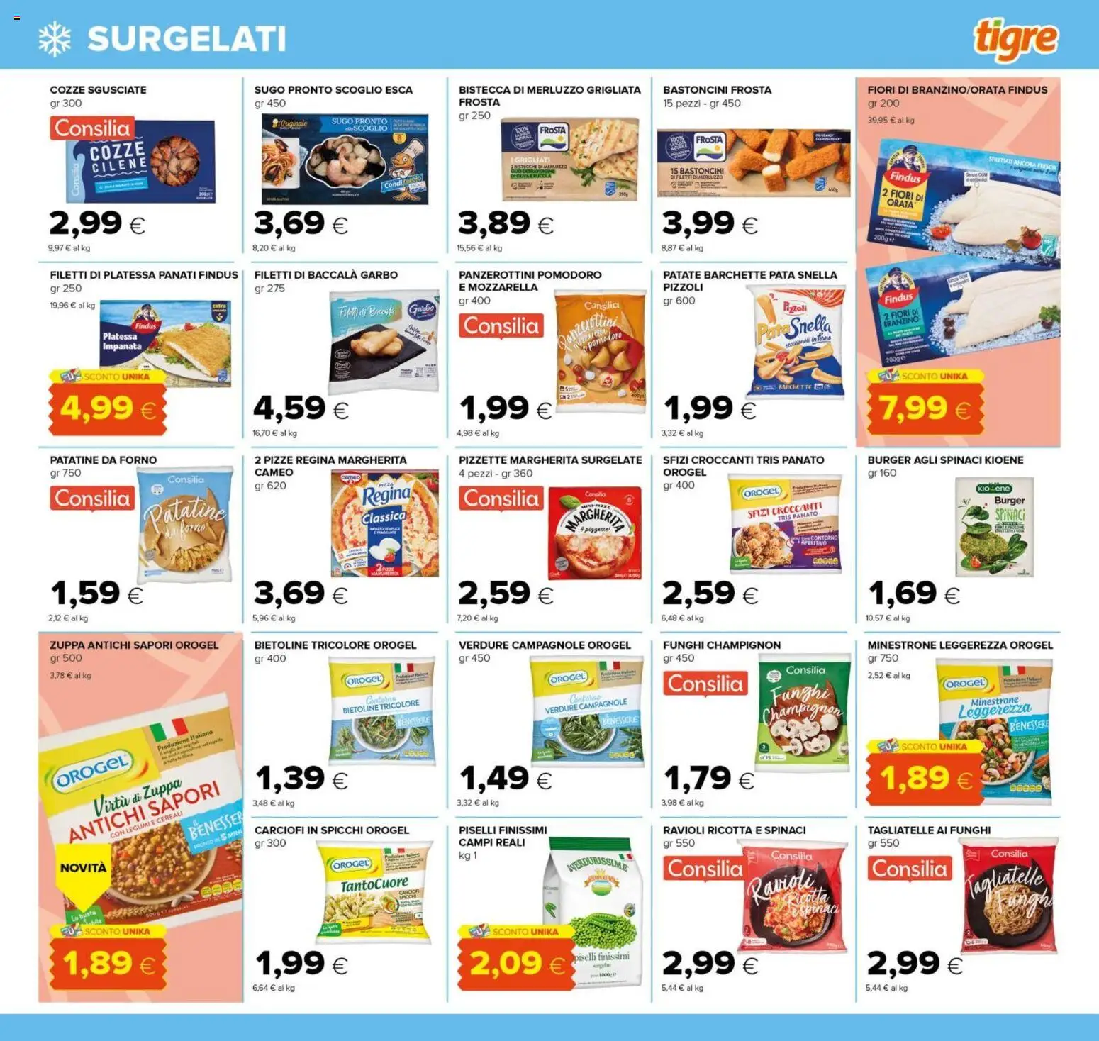 Volantino Tigre del 23.10.2025 | Pagina: 13 | Prodotti: Patate, Ravioli, Ricotta, Sugo