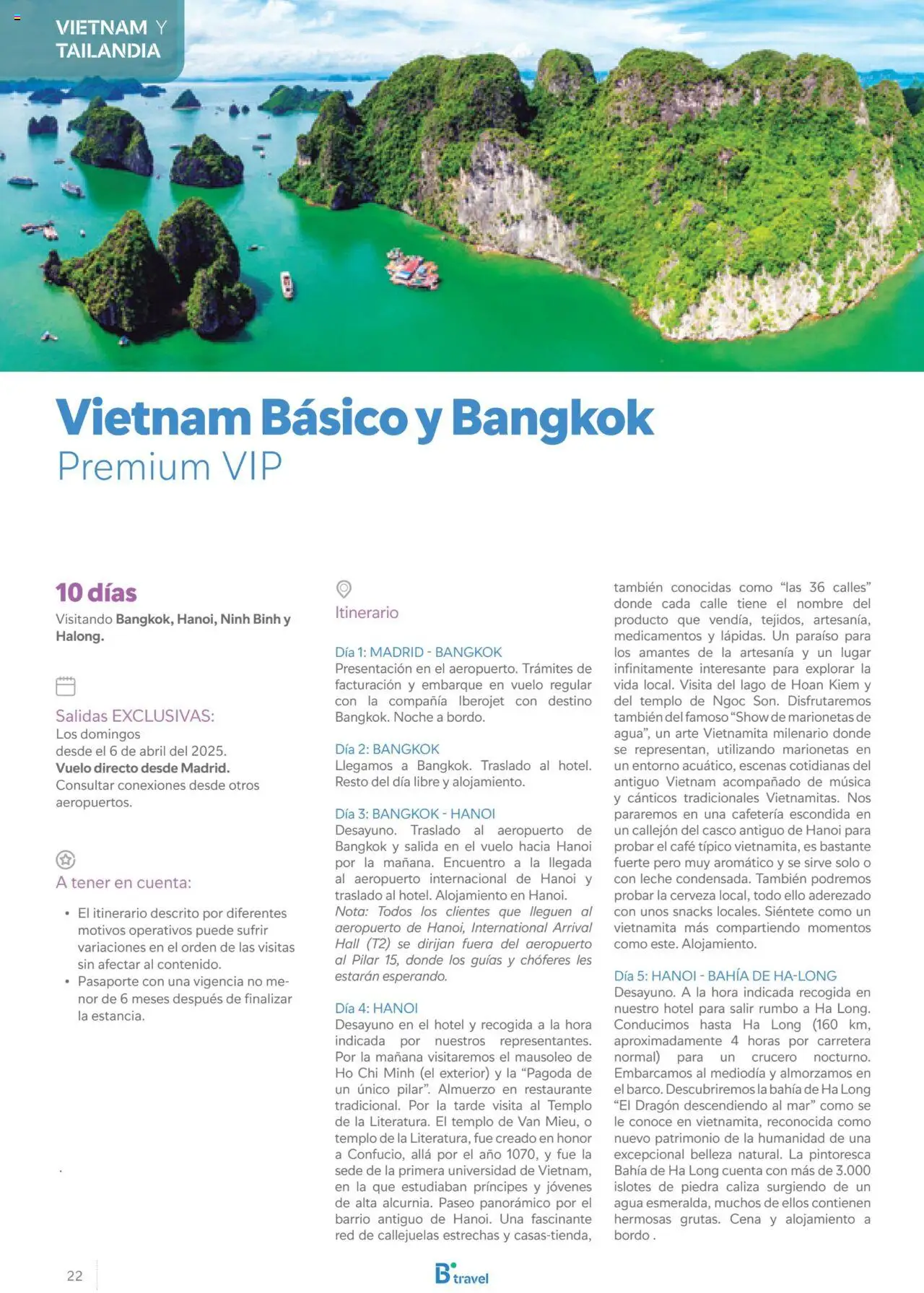 B the travel brand Asia 2025 │ válido desde el 15.11.2024 | Página: 22 | Productos: Leche, Café, Cerveza